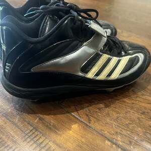 Adidas Men's University IV‎ D Mid Football Cleat Men 9.5 Black/White
